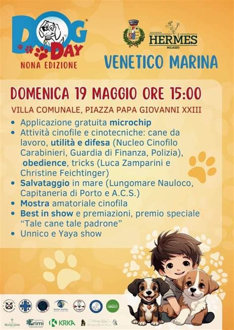 hermes milazzo onlus|Venetico, cresce l’attesa per l’evento DogDay2024 .